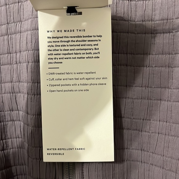 Lululemon bomber reversible jacket - Picture 4 of 8